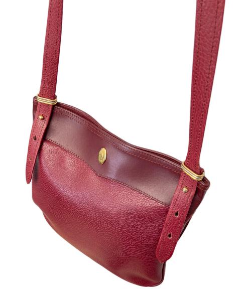 Cartier（カルティエ）Cartier (カルティエ) マストライン ショルダーバッグ ボルドーの古着・服飾アイテム