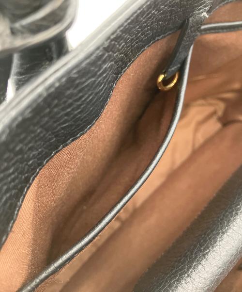 RALPH LAUREN（ラルフローレン）RALPH LAUREN (ラルフローレン) ハンドバッグ ブラックの古着・服飾アイテム