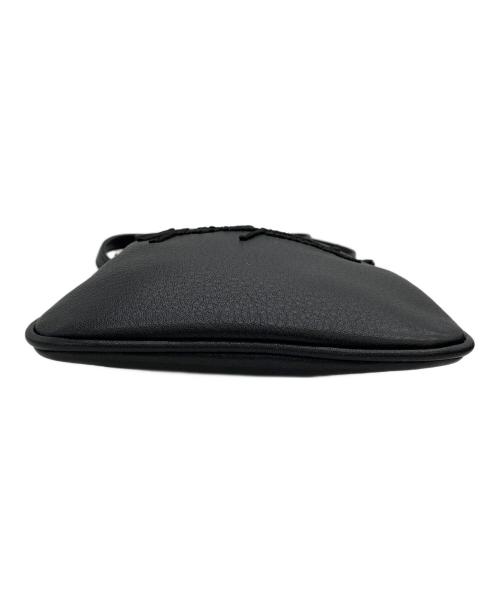 discord Yohji Yamamoto（ディスコード ヨウジヤマモト）discord Yohji Yamamoto (ディスコード ヨウジヤマモト) Signature pouch sacoche ブラックの古着・服飾アイテム