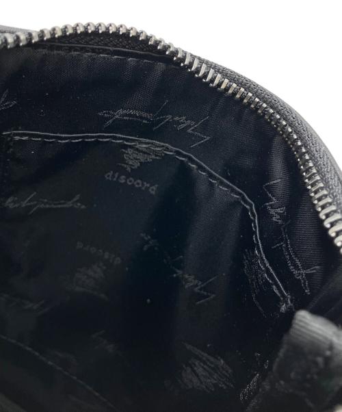discord Yohji Yamamoto（ディスコード ヨウジヤマモト）discord Yohji Yamamoto (ディスコード ヨウジヤマモト) Signature pouch sacoche ブラックの古着・服飾アイテム