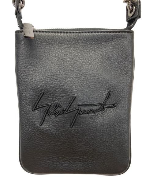 discord Yohji Yamamoto（ディスコード ヨウジヤマモト）discord Yohji Yamamoto (ディスコード ヨウジヤマモト) Signature pouch sacoche ブラックの古着・服飾アイテム