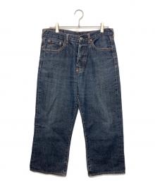 EVISU（エヴィス）の古着「クロップドデニムパンツ」｜インディゴ