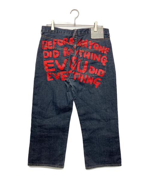 EVISU（エヴィス）EVISU (エヴィス) クロップドデニムパンツ インディゴ サイズ:32の古着・服飾アイテム