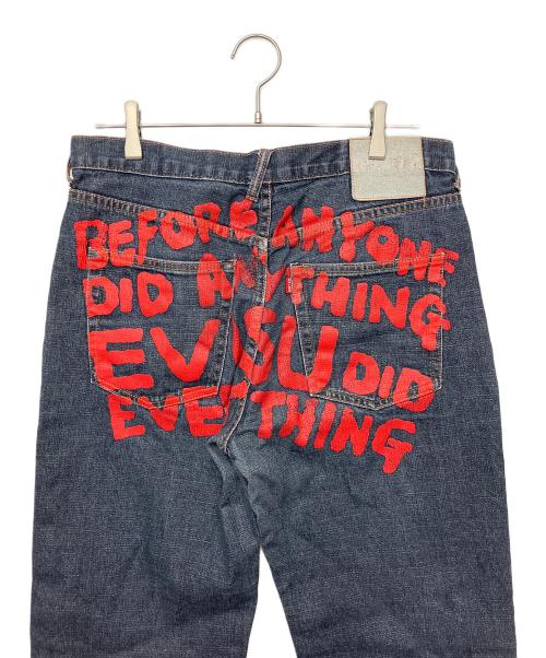 EVISU（エヴィス）EVISU (エヴィス) クロップドデニムパンツ インディゴ サイズ:32の古着・服飾アイテム