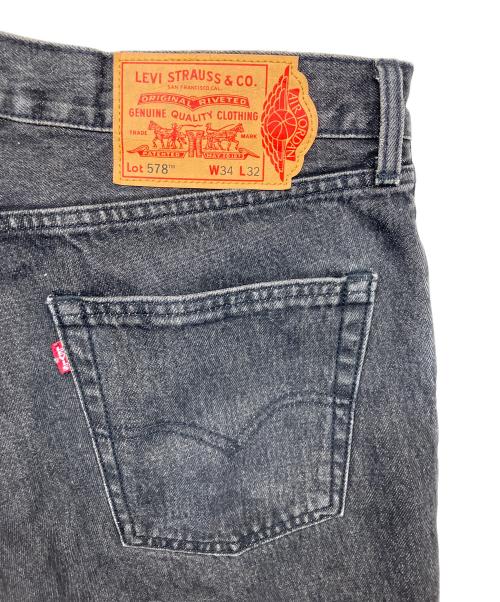 LEVI'S（リーバイス）LEVI'S (リーバイス) JORDAN (ジョーダン) デニムパンツ ブラック サイズ:86cm (W34)の古着・服飾アイテム