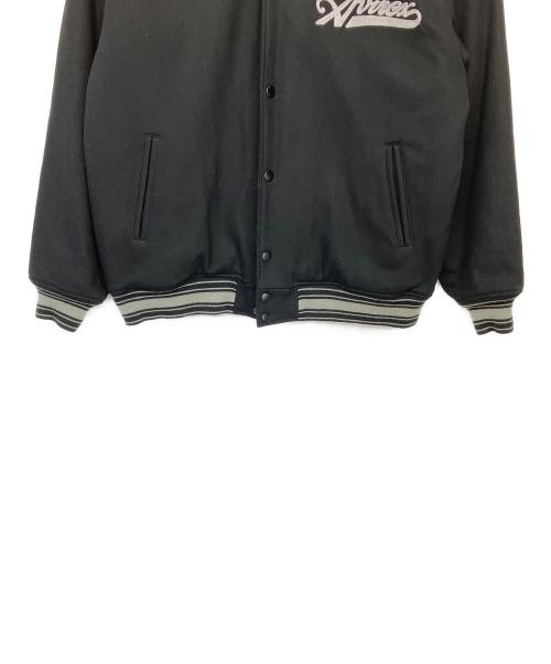 AVIREX（アヴィレックス）AVIREX (アヴィレックス) ウールジャケット varsity アメカジ ブラック サイズ:XLの古着・服飾アイテム