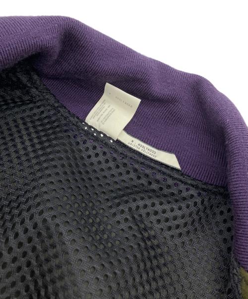 N.HOOLYWOOD（エヌ ハリウッド）N.HOOLYWOOD (エヌ ハリウッド) Layered Award Jacket グレー×パープル サイズ:38の古着・服飾アイテム