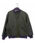 N.HOOLYWOOD（エヌ ハリウッド）の古着「Layered Award Jacket」｜グレー×パープル