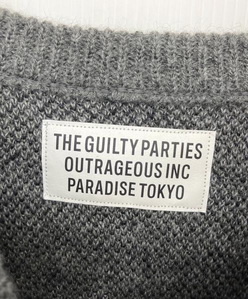 THE GUILTY PARTIES（ザ ギルティーパーティーズ）THE GUILTY PARTIES (ザ ギルティーパーティーズ) レオパードモヘアニット グレー サイズ:Mの古着・服飾アイテム