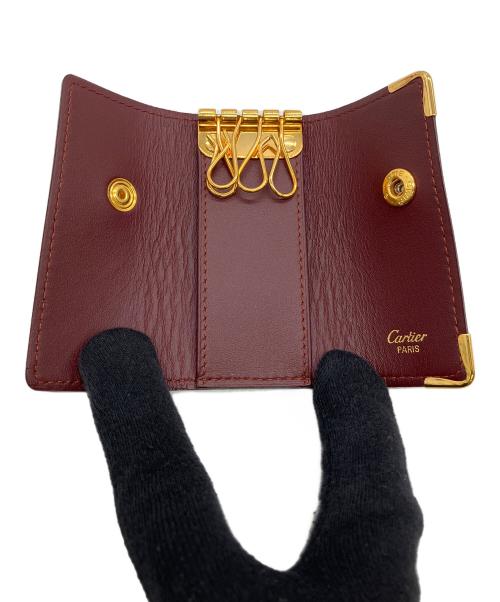 Cartier（カルティエ）Cartier (カルティエ) 4連キーケース ボルドーの古着・服飾アイテム