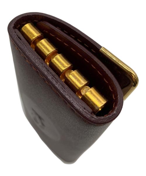 Cartier（カルティエ）Cartier (カルティエ) 4連キーケース ボルドーの古着・服飾アイテム