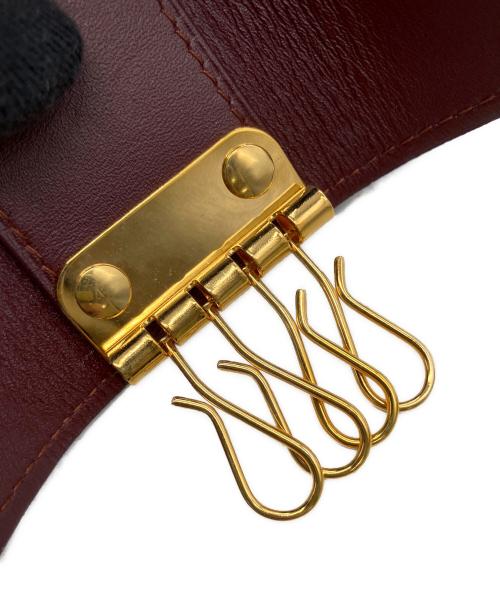 Cartier（カルティエ）Cartier (カルティエ) 4連キーケース ボルドーの古着・服飾アイテム