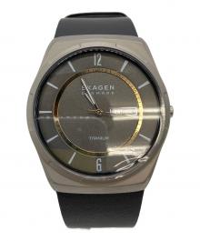 SKAGEN（スカーゲン）の古着「リストウォッチ」｜グレー