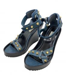 BALENCIAGA（バレンシアガ）の古着「ストラップサンダル」｜ブルー
