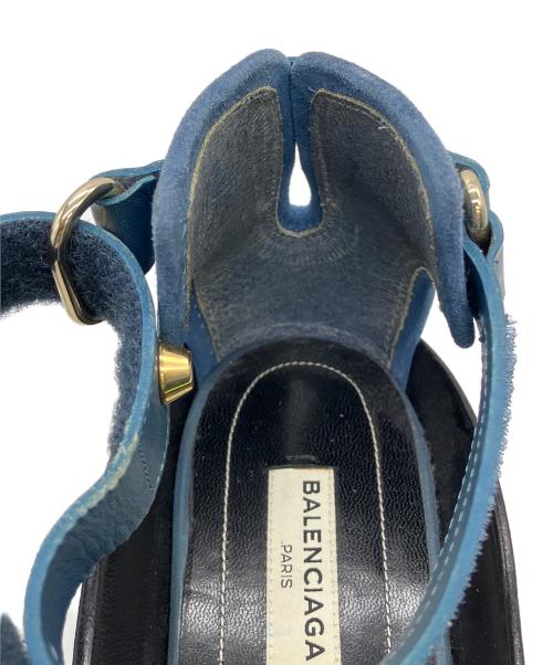 BALENCIAGA（バレンシアガ）BALENCIAGA (バレンシアガ) ストラップサンダル ブルー サイズ:38の古着・服飾アイテム