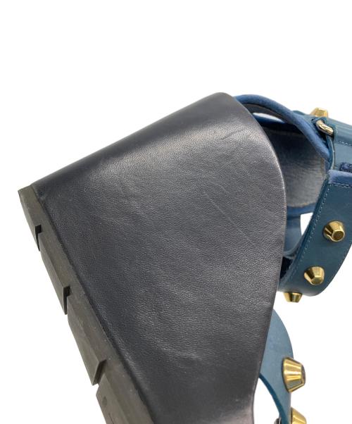 BALENCIAGA（バレンシアガ）BALENCIAGA (バレンシアガ) ストラップサンダル ブルー サイズ:38の古着・服飾アイテム