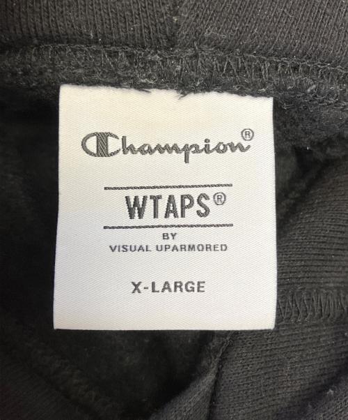 Champion（チャンピオン）Champion (チャンピオン) WTAPS (ダブルタップス) プルオーバーパーカー ブラック サイズ:XLの古着・服飾アイテム