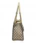 GUCCI (グッチ) GGスプリーム パドロックチェーントートバッグ 角スレ・内部ヨゴレ有：130000円