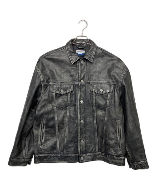 MAISON SPECIAL（メゾンスペシャル）MAISON SPECIAL (メゾンスペシャル) Buffalo Leather Prime-Over 3rd Jacket ブラック サイズ:02の古着・服飾アイテム