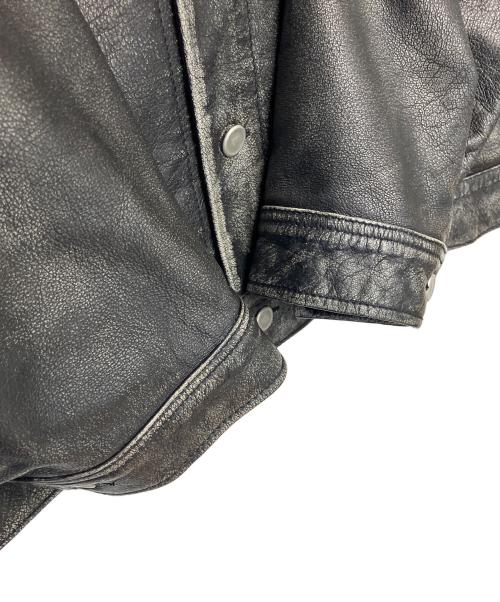 MAISON SPECIAL（メゾンスペシャル）MAISON SPECIAL (メゾンスペシャル) Buffalo Leather Prime-Over 3rd Jacket ブラック サイズ:02の古着・服飾アイテム