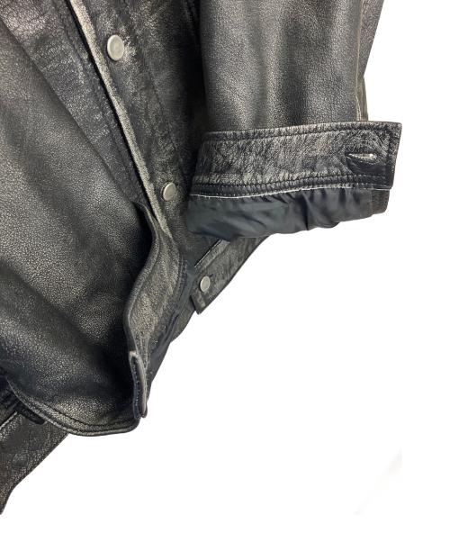MAISON SPECIAL（メゾンスペシャル）MAISON SPECIAL (メゾンスペシャル) Buffalo Leather Prime-Over 3rd Jacket ブラック サイズ:02の古着・服飾アイテム