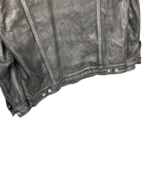 MAISON SPECIAL（メゾンスペシャル）MAISON SPECIAL (メゾンスペシャル) Buffalo Leather Prime-Over 3rd Jacket ブラック サイズ:02の古着・服飾アイテム