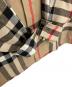 中古・古着 BURBERRY (バーバリー) CHECK BUTTON FRONT SHIRT　オーバーサイズシャツ ベージュ サイズ:XL：40000円