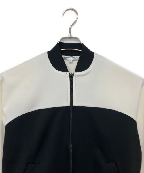 COMME des GARCONS（コムデギャルソン）COMME des GARCONS (コムデギャルソン) トラックジャケット ブラック×ホワイト サイズ:Sの古着・服飾アイテム