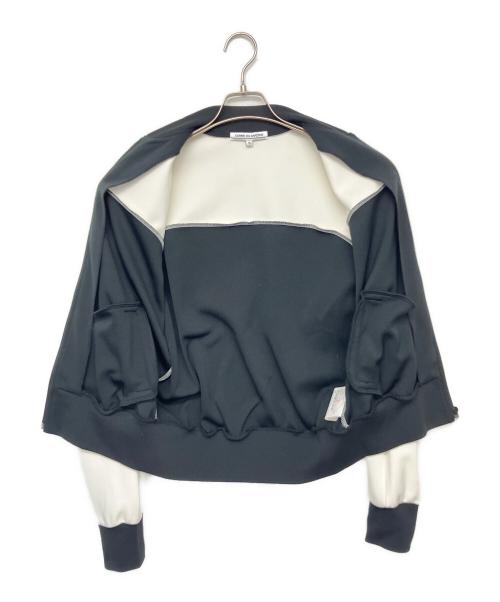 COMME des GARCONS（コムデギャルソン）COMME des GARCONS (コムデギャルソン) トラックジャケット ブラック×ホワイト サイズ:Sの古着・服飾アイテム