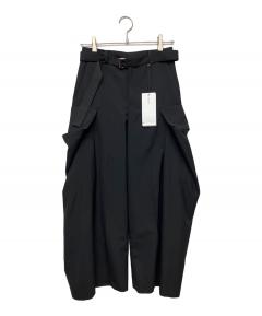 中古・古着通販】sulvam (サルバム) スカートパンツ ブラック サイズ:S