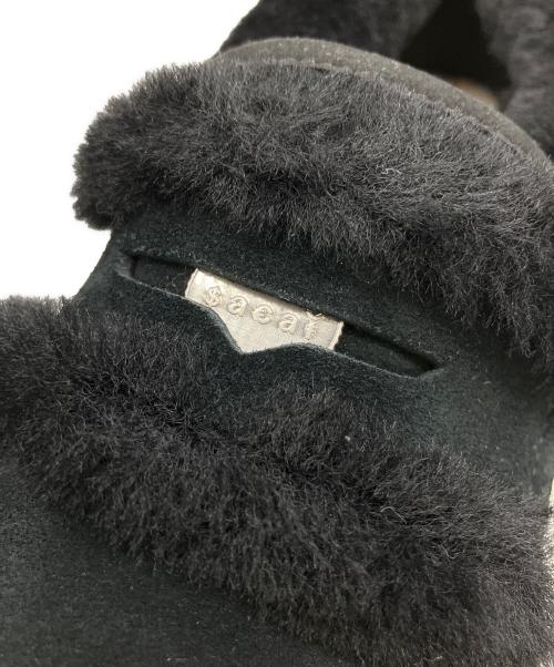 UGG（アグ）UGG (アグ) sacai (サカイ) ブーツ ブラック サイズ:25cmの古着・服飾アイテム