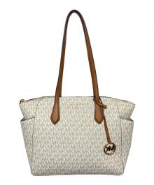 MICHAEL KORS（マイケル・コース）の古着「ハンドバッグ」｜ホワイト×ブラウン