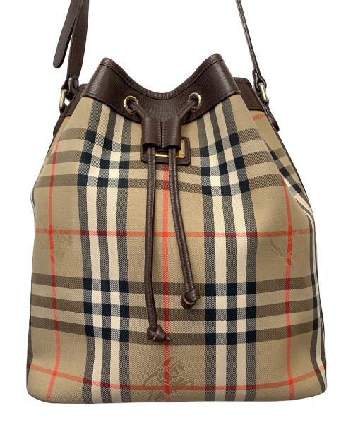 Burberry's（バーバリーズ）Burberry's (バーバリー) ショルダーバッグ ベージュの古着・服飾アイテム