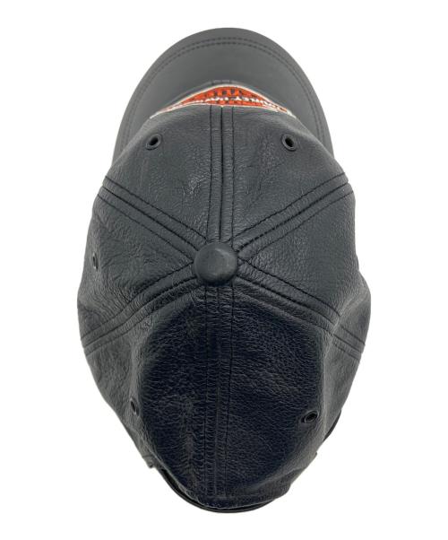 HARLEY-DAVIDSON（ハーレーダビッドソン）HARLEY-DAVIDSON (ハーレーダビッドソン) レザーキャップ　99464-06V ブラックの古着・服飾アイテム