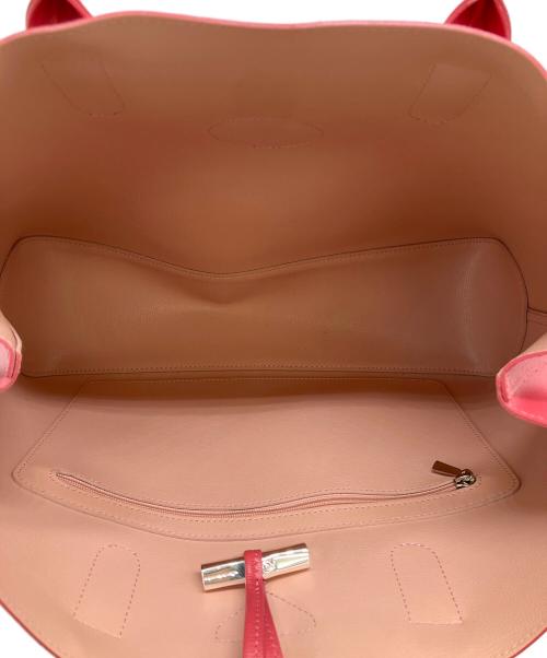 LONGCHAMP（ロンシャン）LONGCHAMP (ロンシャン) ロゾ トートバッグ ピンクの古着・服飾アイテム