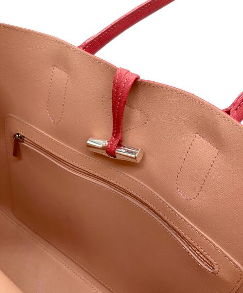 LONGCHAMP（ロンシャン）LONGCHAMP (ロンシャン) ロゾ トートバッグ ピンクの古着・服飾アイテム