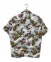中古・古着 stussy (ステューシー) アロハシャツ　90s 紺タグ ブルー サイズ:M：12000円