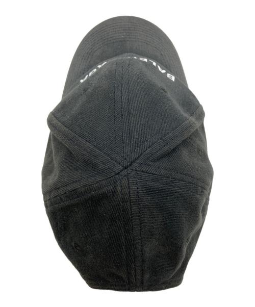 BALENCIAGA（バレンシアガ）BALENCIAGA (バレンシアガ) 刺繍ロゴキャップ ブラック サイズ:L　58の古着・服飾アイテム
