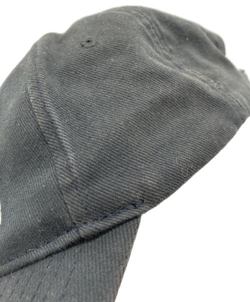 BALENCIAGA（バレンシアガ）BALENCIAGA (バレンシアガ) 刺繍ロゴキャップ ブラック サイズ:L　58の古着・服飾アイテム