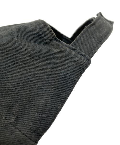 BALENCIAGA（バレンシアガ）BALENCIAGA (バレンシアガ) 刺繍ロゴキャップ ブラック サイズ:L　58の古着・服飾アイテム