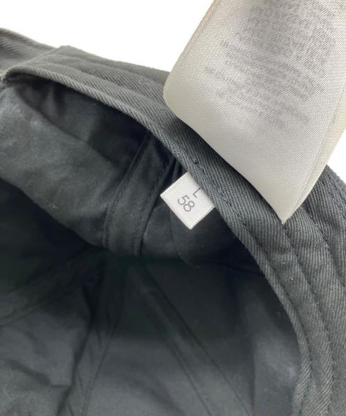 BALENCIAGA（バレンシアガ）BALENCIAGA (バレンシアガ) 刺繍ロゴキャップ ブラック サイズ:L　58の古着・服飾アイテム