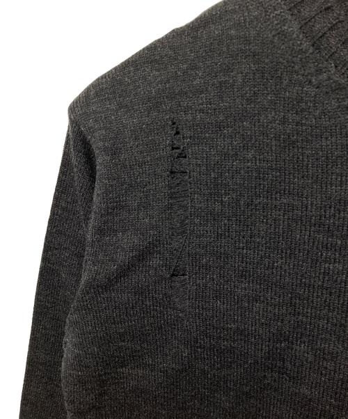 s'yte（サイト）s'yte (サイト) UU-K40-613　ダメージ加工セーター グレー サイズ:３の古着・服飾アイテム