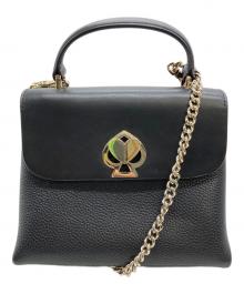 Kate Spade（ケイトスペード）の古着「チェーンショルダーバッグ」｜ブラック