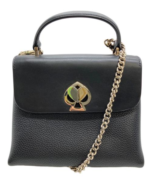 Kate Spade（ケイトスペード）Kate Spade (ケイトスペード) チェーンショルダーバッグ ブラックの古着・服飾アイテム