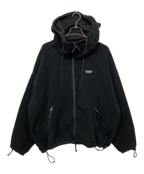 ALOUND（アラウンド）ALOUND (アラウンド) VENTILATION FLEECE JACKET フリースジャケット ブラック サイズ:Mの古着・服飾アイテム