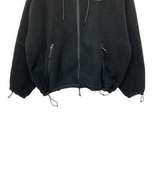 ALOUND（アラウンド）ALOUND (アラウンド) VENTILATION FLEECE JACKET フリースジャケット ブラック サイズ:Mの古着・服飾アイテム