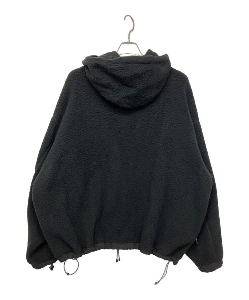 ALOUND（アラウンド）ALOUND (アラウンド) VENTILATION FLEECE JACKET フリースジャケット ブラック サイズ:Mの古着・服飾アイテム