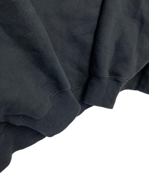 NIKE（ナイキ）NIKE (ナイキ) SUPREME (シュプリーム) Leather Applique Hooded Sweatshirt 19AW ブラック サイズ:Sの古着・服飾アイテム