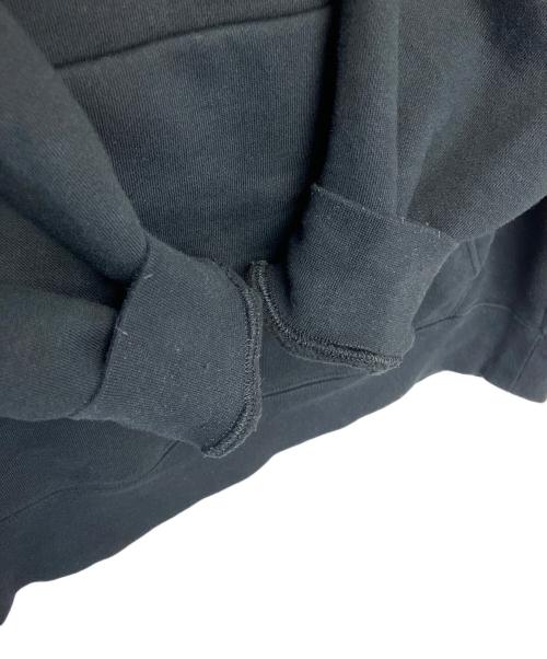 NIKE（ナイキ）NIKE (ナイキ) SUPREME (シュプリーム) Leather Applique Hooded Sweatshirt 19AW ブラック サイズ:Sの古着・服飾アイテム