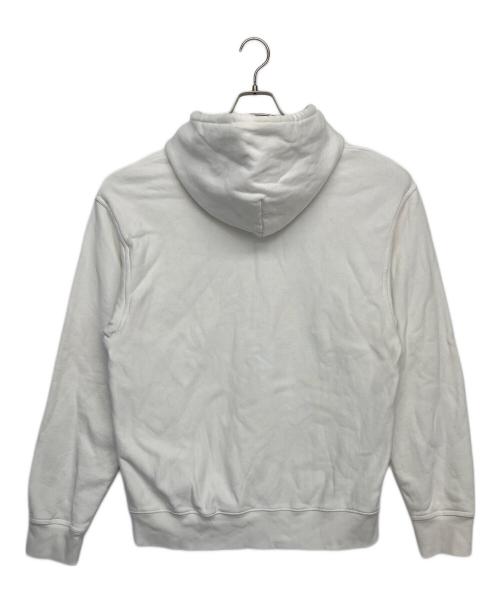 stussy（ステューシー）stussy (ステューシー) プルオーバーパーカー ホワイト サイズ:Lの古着・服飾アイテム